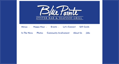 Desktop Screenshot of bluepointerestaurant.com